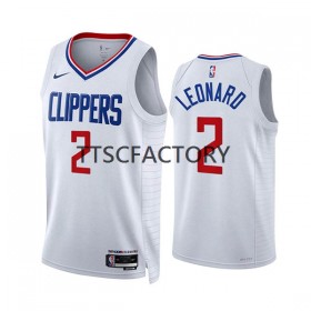 Camiseta Hombre Los Angeles Clippers Kawhi Leonard 2 Nike 2022-23 Association Edition Blanco Swingman